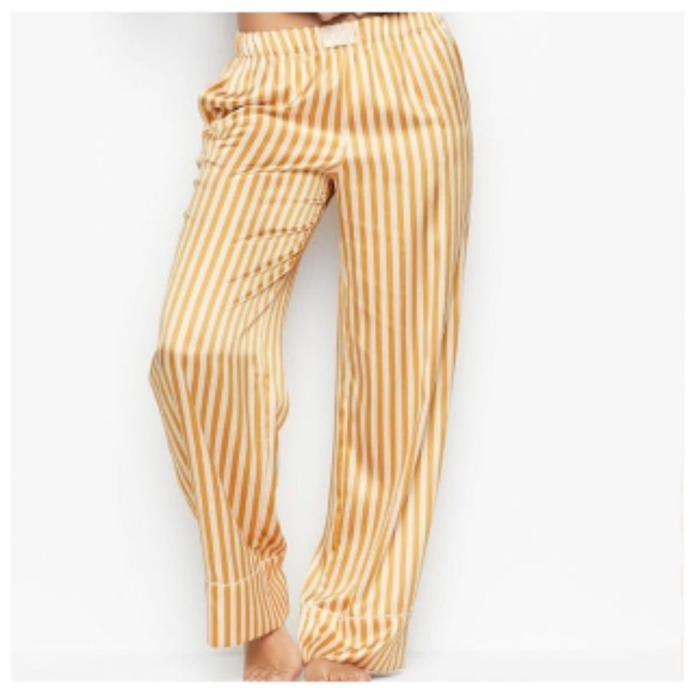 Victoria’s Secret Satin Sleep Gold Pants